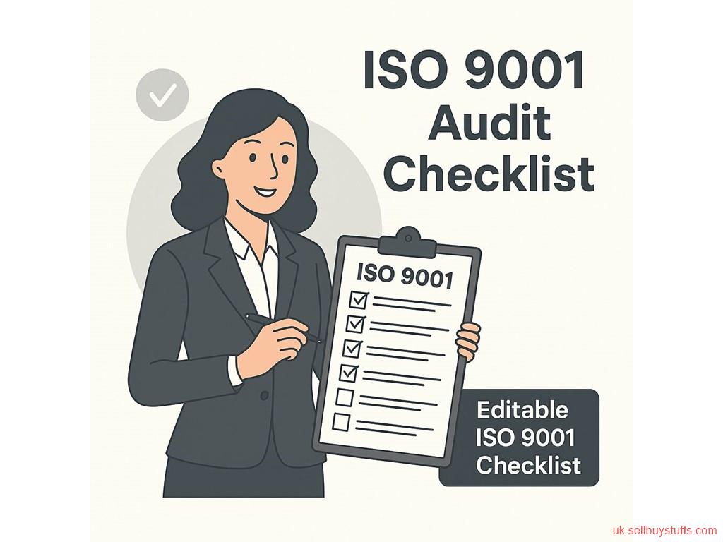 second hand/new: Readymade ISO 9001 Audit Checklist