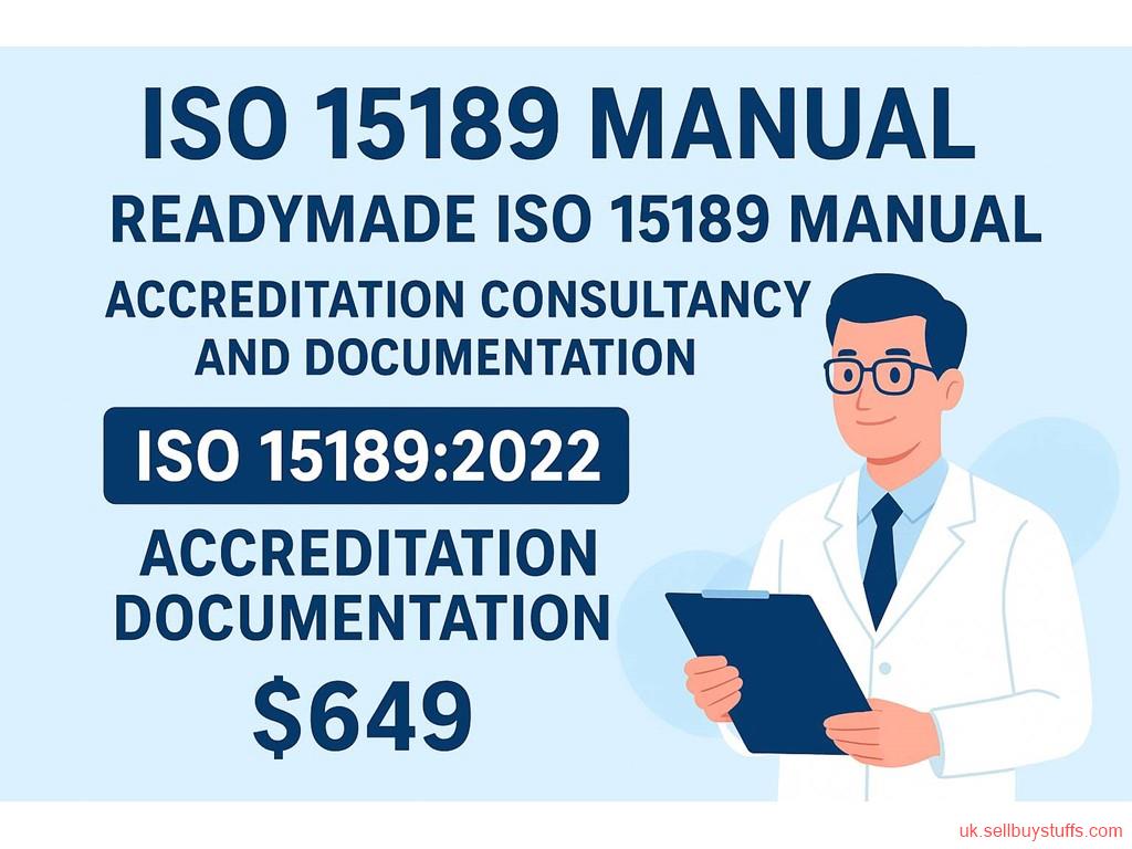 second hand/new: Buy Ready-to-Use ISO 15189 Manual and Documentation