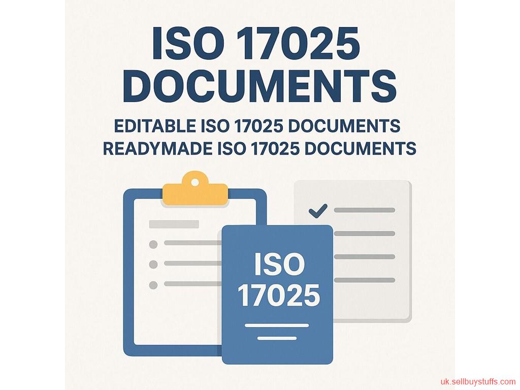 Business Classified Complete Set of ISO 17025 Documents for Accreditation second hand/new: Complete Set of ISO 17025 Documents for Accreditation