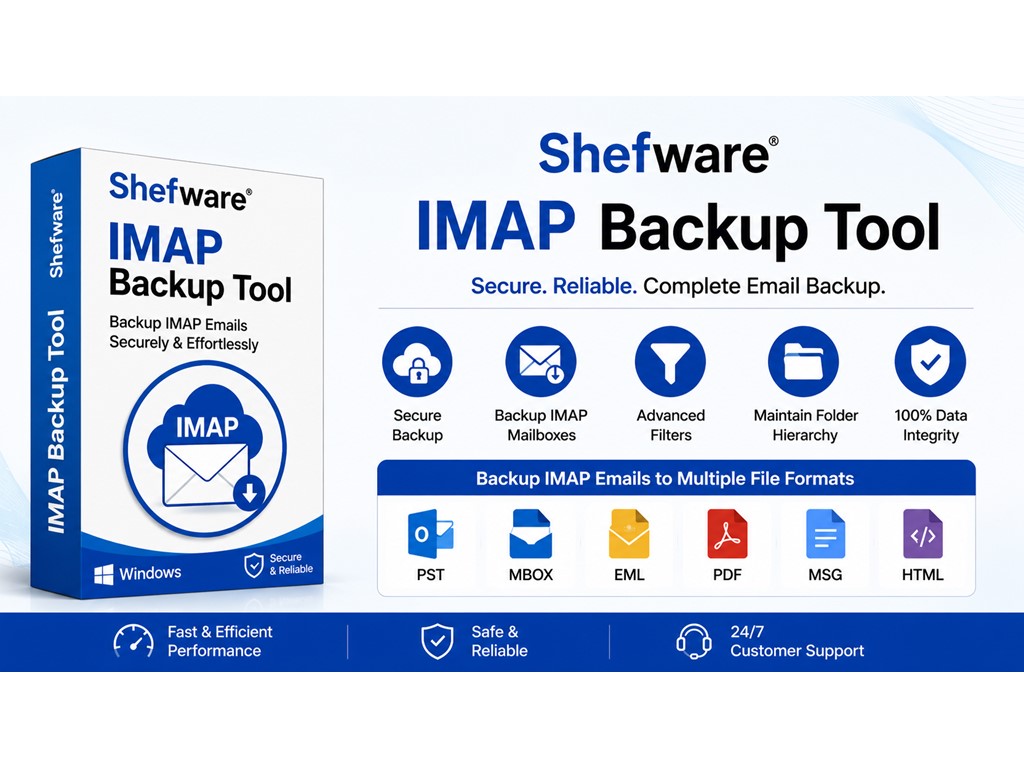 second hand/new: Shefware IMAP Backup Tool for Secure Email Backup