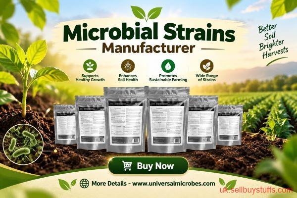 second hand/new: Source Premium Microbial Strains Manufacturer Solutions – Order Now