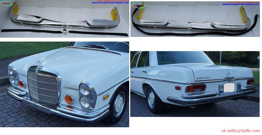 second hand/new: Mercedes W108 & W109 bumper (1965-1973) by stainless steel