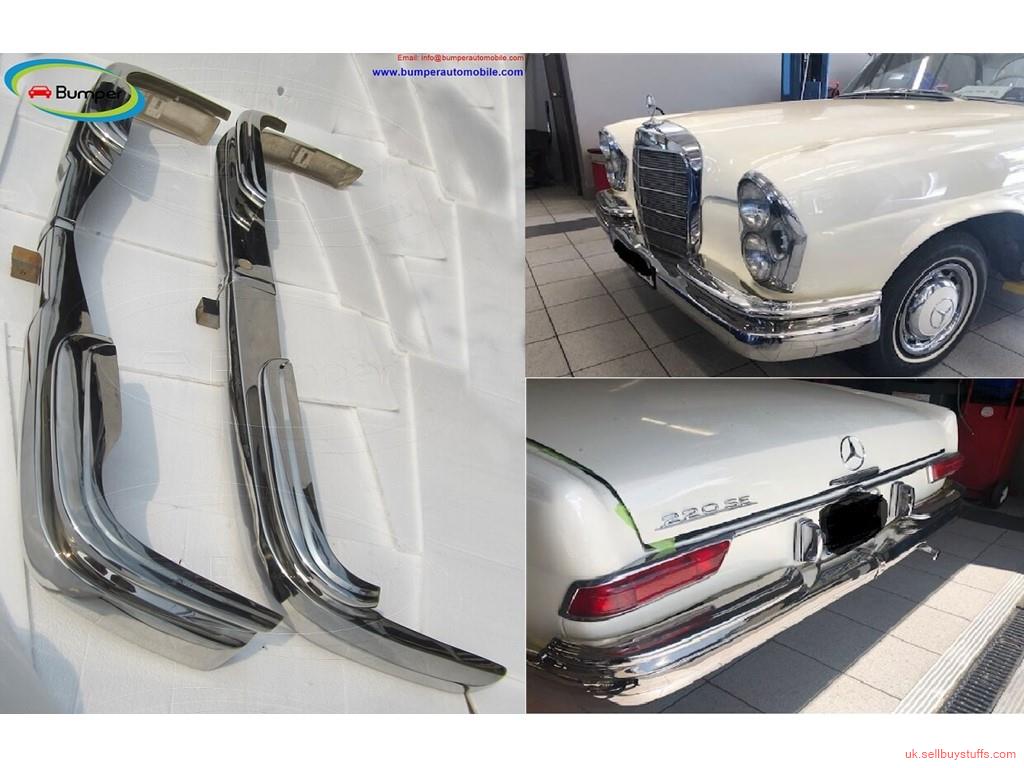 London Classified Mercedes W111 W112 Fintail coupe convertible (1959 - 1968) bumpers