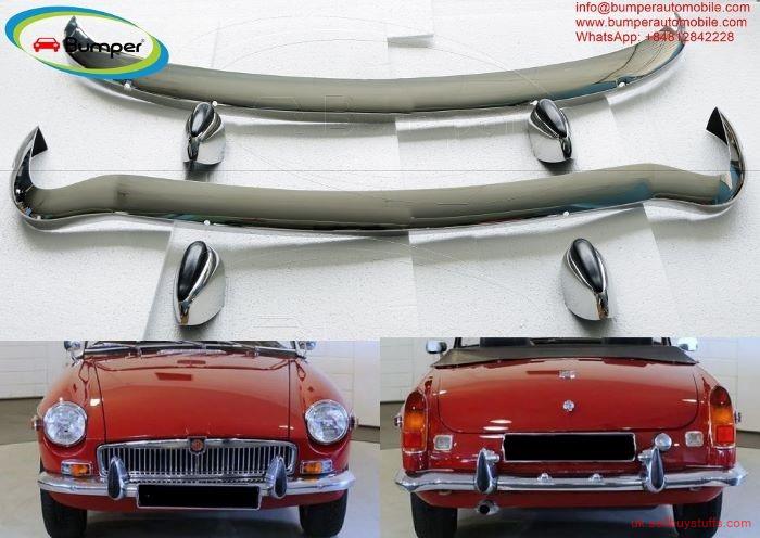 second hand/new: MGA / MGB /MGB GT Split / MG Midget Bumper Parts for Classic car year 1955 to 1974 