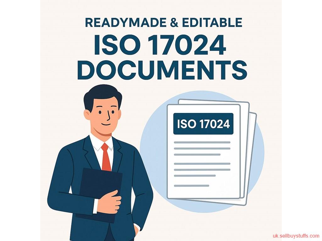 second hand/new: Editable ISO 17024 Documents for Accreditation