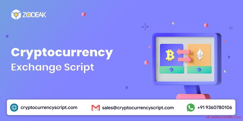 second hand/new: Cryptocurrency exchange script|Zodeak