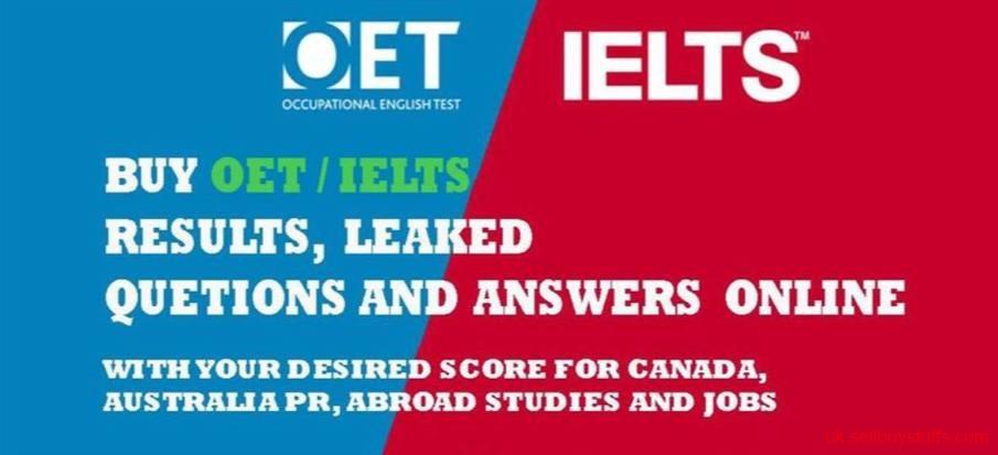 second hand/new: buy OET and IELTS test result online