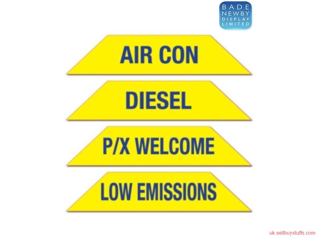 second hand/new: Car Window Stickers UK High Quality Bulk Prints by Bade Newby Display