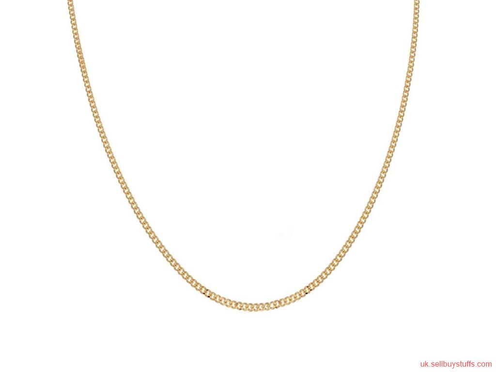 second hand/new: 18ct Yellow Gold Solid Classic Italian Made Curb Chain - 1.90mm