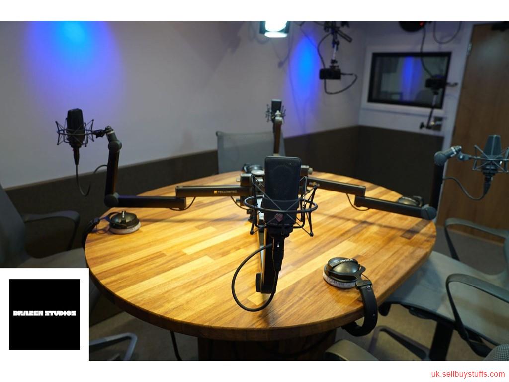 second hand/new: Premier Podcast Studios in London | Brazen Studios
