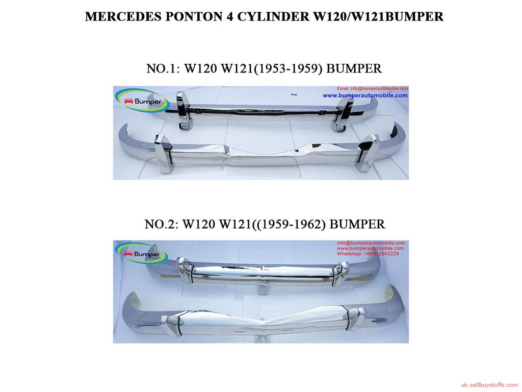 London Classified Mercedes Ponton 4-cylinder W120 W121 bumpers