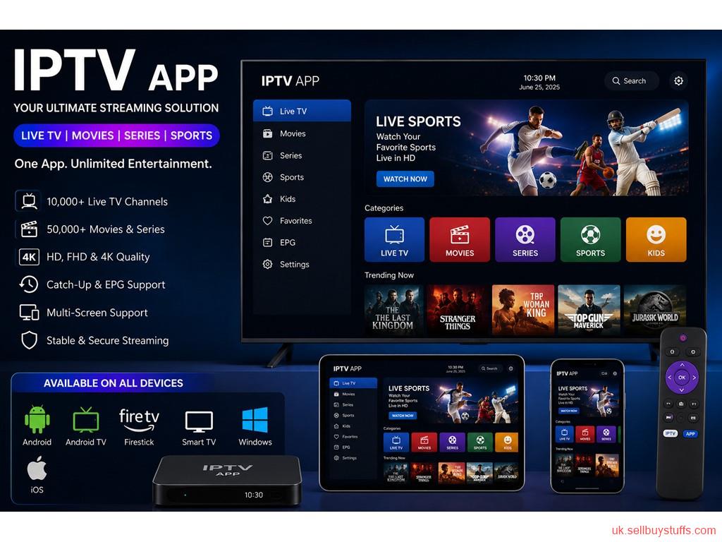 second hand/new: IPTV App The Complete Guide to The Best Streaming App 