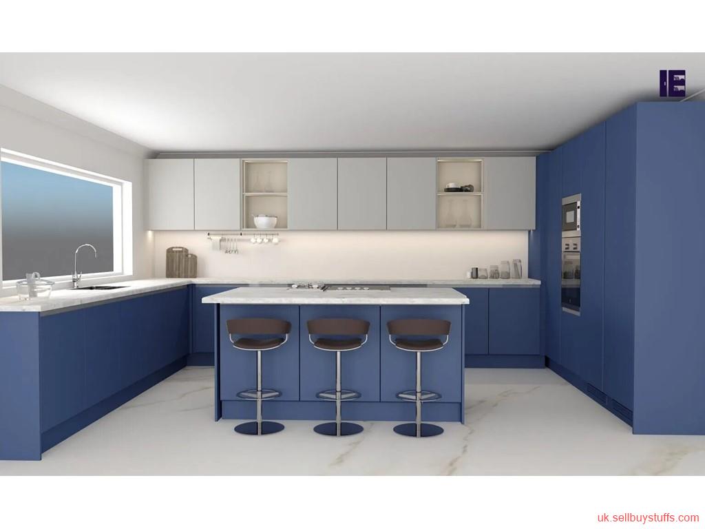 London Classified Navy Blue Kitchen
