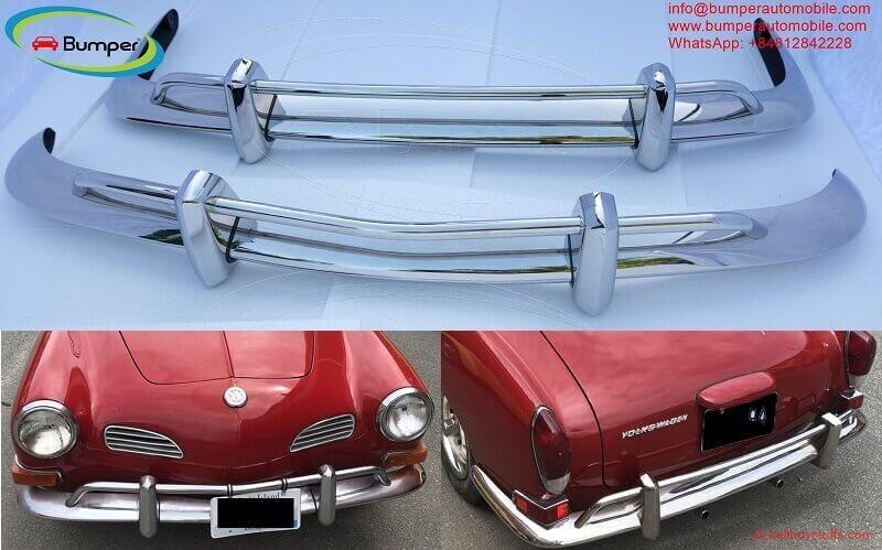 second hand/new: Volkswagen Karmann Ghia US type bumper (1970 – 1971) by stainless steel 