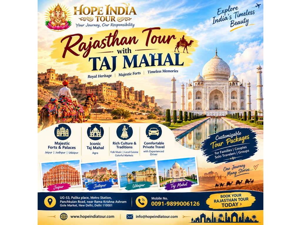 second hand/new: Rajasthan Tour with Taj Mahal