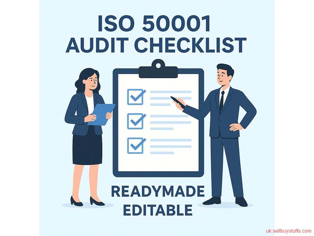 London Classified ISO 50001 Audit Checklist with Complete Documents
