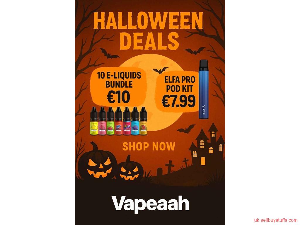 second hand/new: Halloween Vape Deals 2025 | Up to 40% Off Pods & Kits – Vapeaah.co.uk