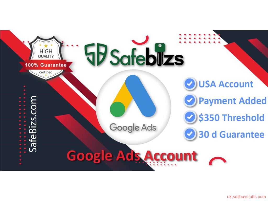 second hand/new:  Buy Google Ads Accounts 