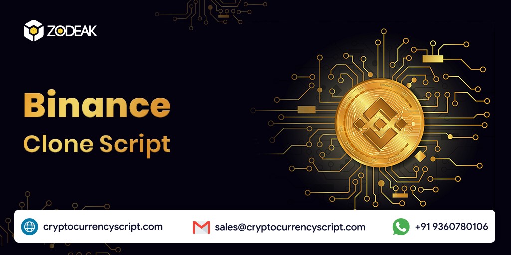 second hand/new: Binance clone script| Zodeak
