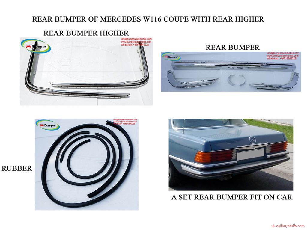 second hand/new: Mercedes W116 coupe bumpers EU style (1972-1980)