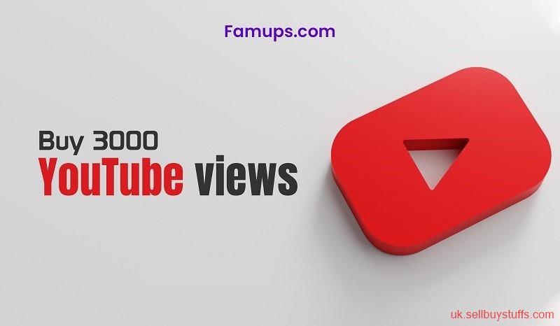 second hand/new: Buy 3000 YouTube Views in London, UK