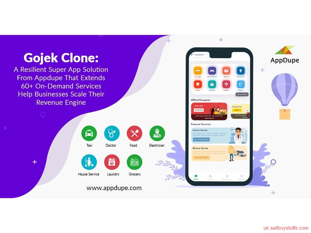 second hand/new: Gojek clone - Launch your multi services app today!