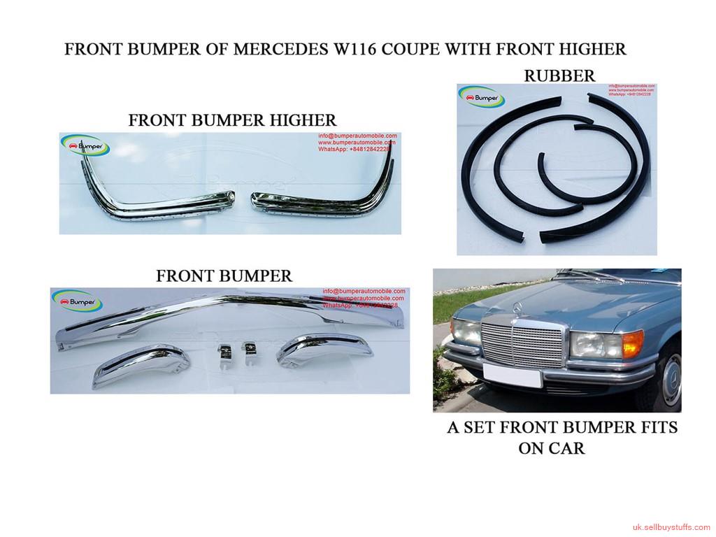 second hand/new: Mercedes W116 coupe bumpers EU style (1972-1980)