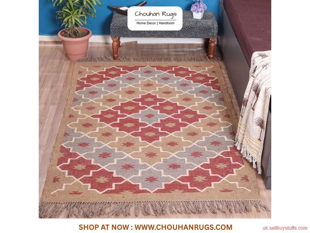 second hand/new: Discover Handwoven Elegance: Find stunning Wool jute rugs in Germany today