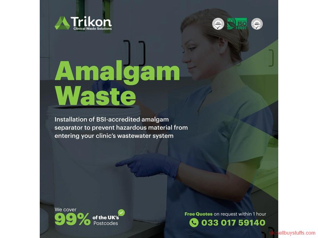 second hand/new:  Create a healthy environment with Trikon by reducing amalgam waste