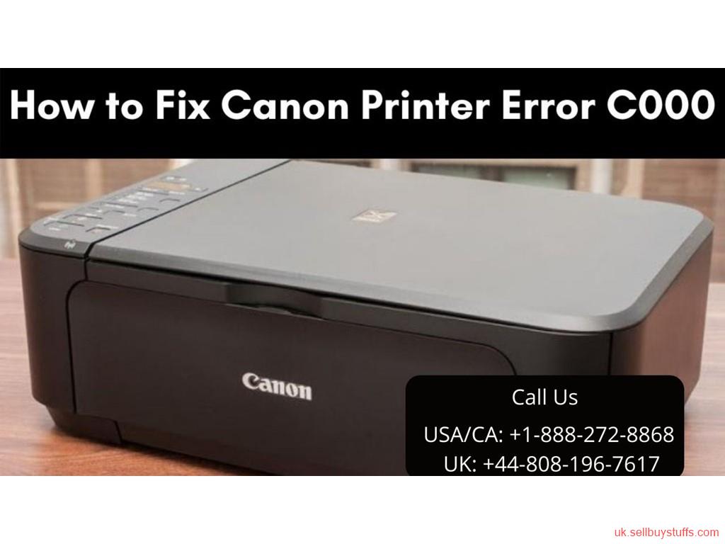 second hand/new: Fix Canon Printer Error C000 | Call +44-808-196-7617