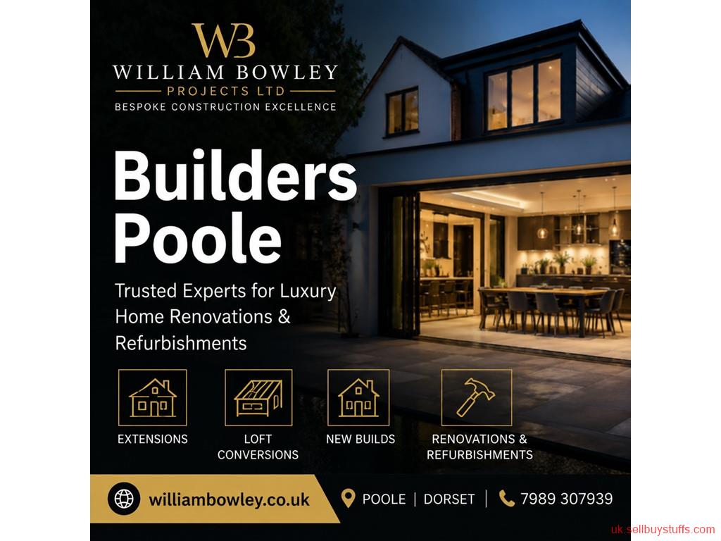 second hand/new: Professional Builders Poole for Home & Property Refurbishment