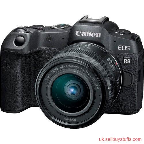 second hand/new: Buy CANON EOS R8 WITH RF 24-50 F/4.5-6.3 IS STM in UK