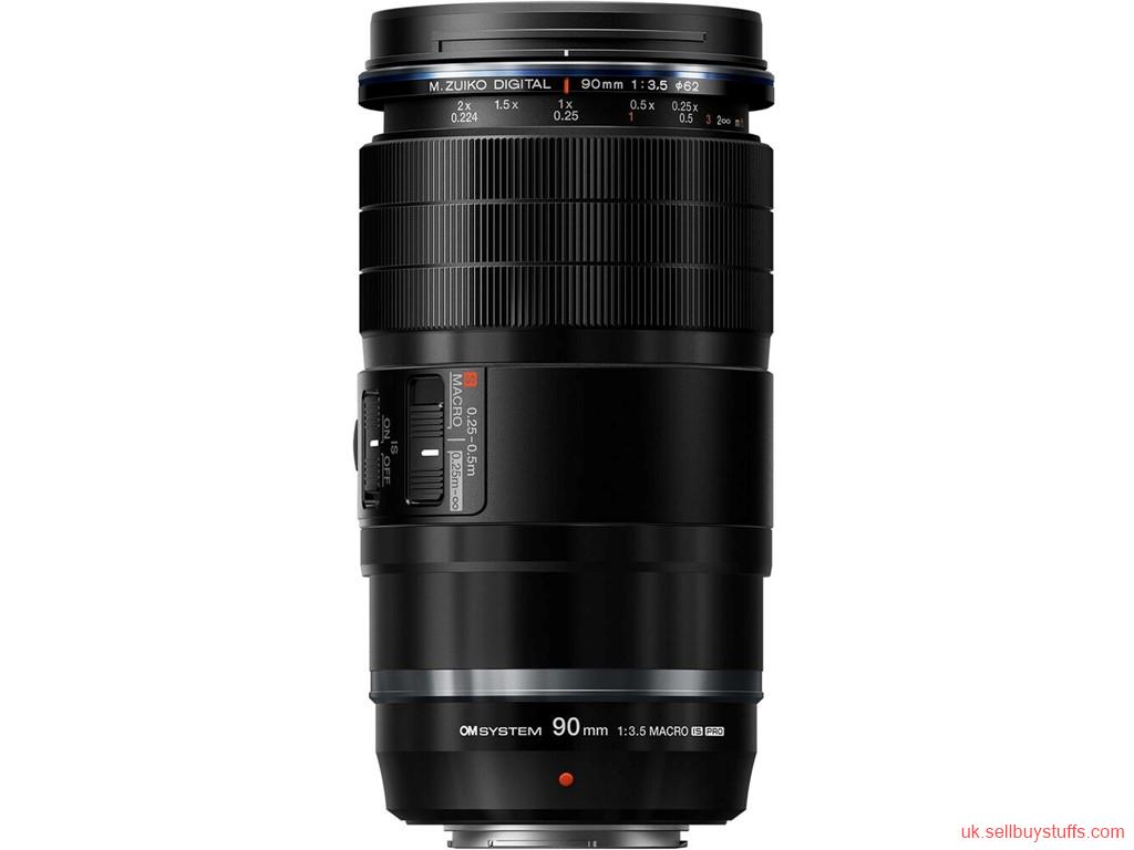 second hand/new: OM SYSTEM M.ZUIKO DIGITAL ED 90MM F/3.5 MACRO IS PRO at Lowest Price in UK