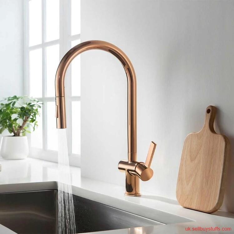 second hand/new: Rose Gold Single Lever Pull Out Kitchen Tap
