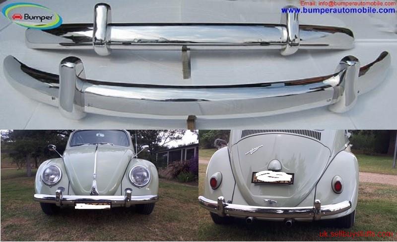 second hand/new: Volkswagen Beetle Euro style bumper (1955-1972) by stainless steel  (VW Käfer Euro typ stoßfänger)