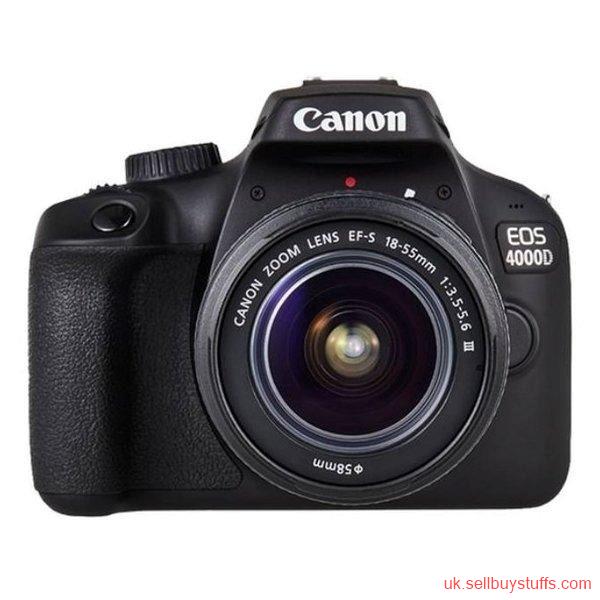 second hand/new: Get CANON EOS 4000D KIT (EF-S 18-55MM DC III) at Best Price in UK