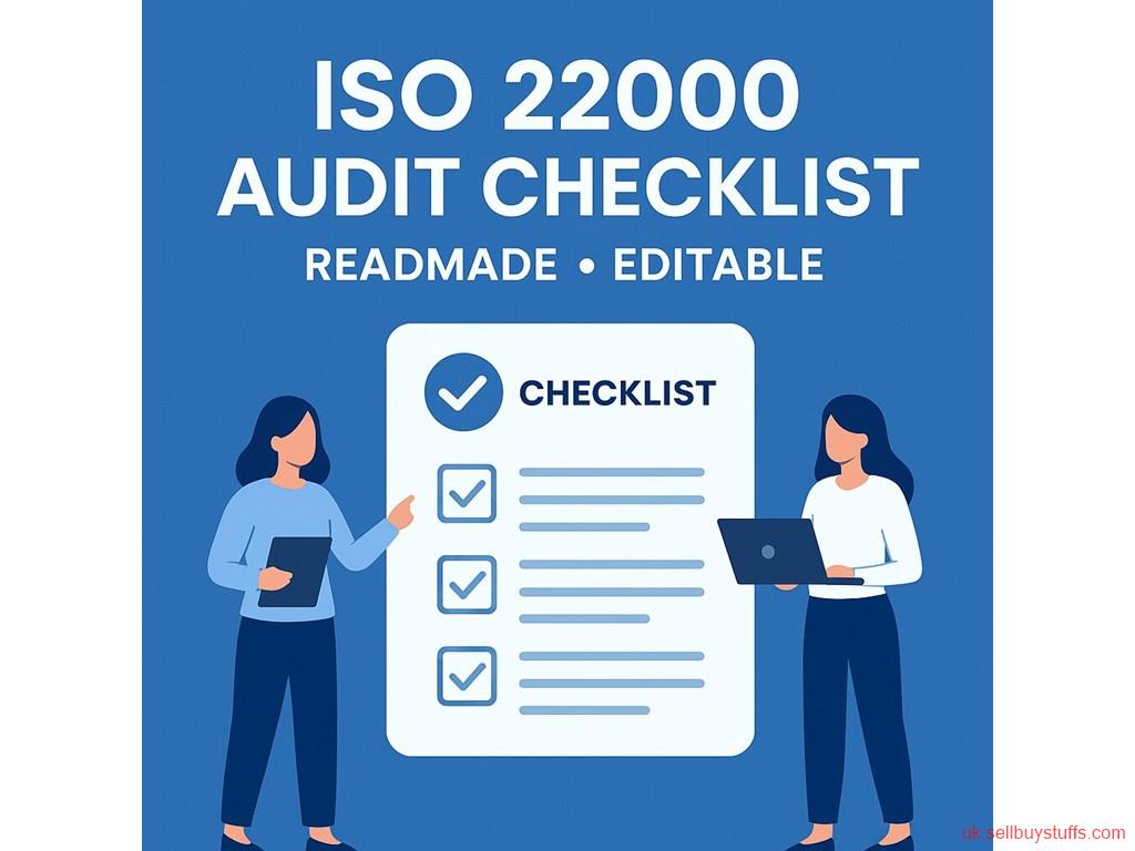 second hand/new: Editable ISO 22000 Audit Checklist – Download