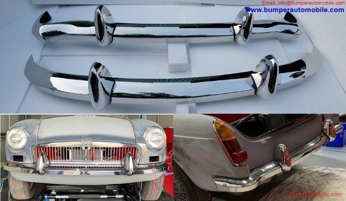 second hand/new: MGA / MGB /MGB GT Split / MG Midget Bumper Parts for Classic car year 1955 to 1974 