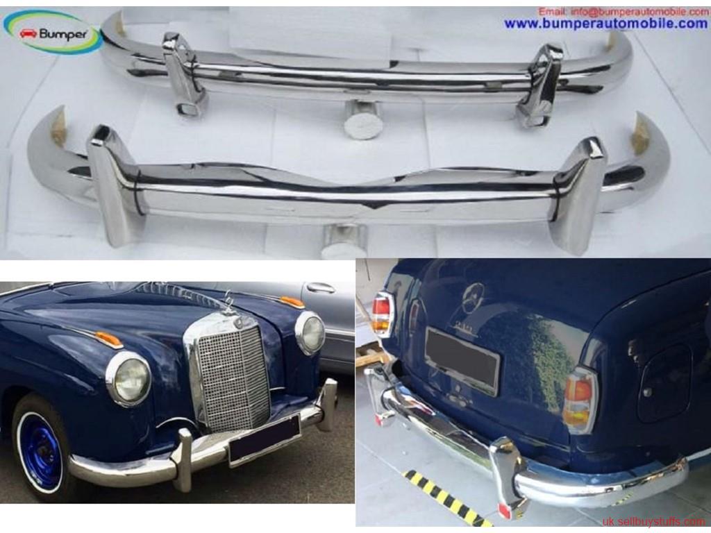 second hand/new: Mercedes Ponton 6cylinder Saloon bumpers W105 W180 W128 (1954-1959) models 220A, 220S, 220SE, 219(from 1957)