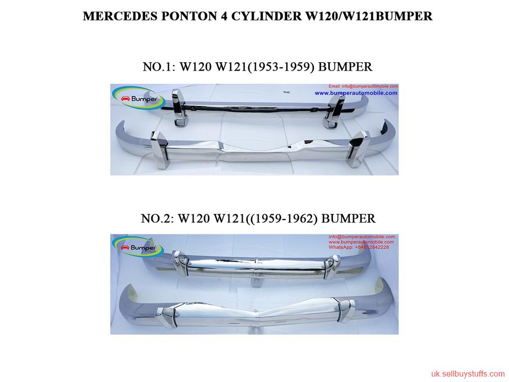 second hand/new: Mercedes Ponton 4-cylinder W120 W121 bumpers