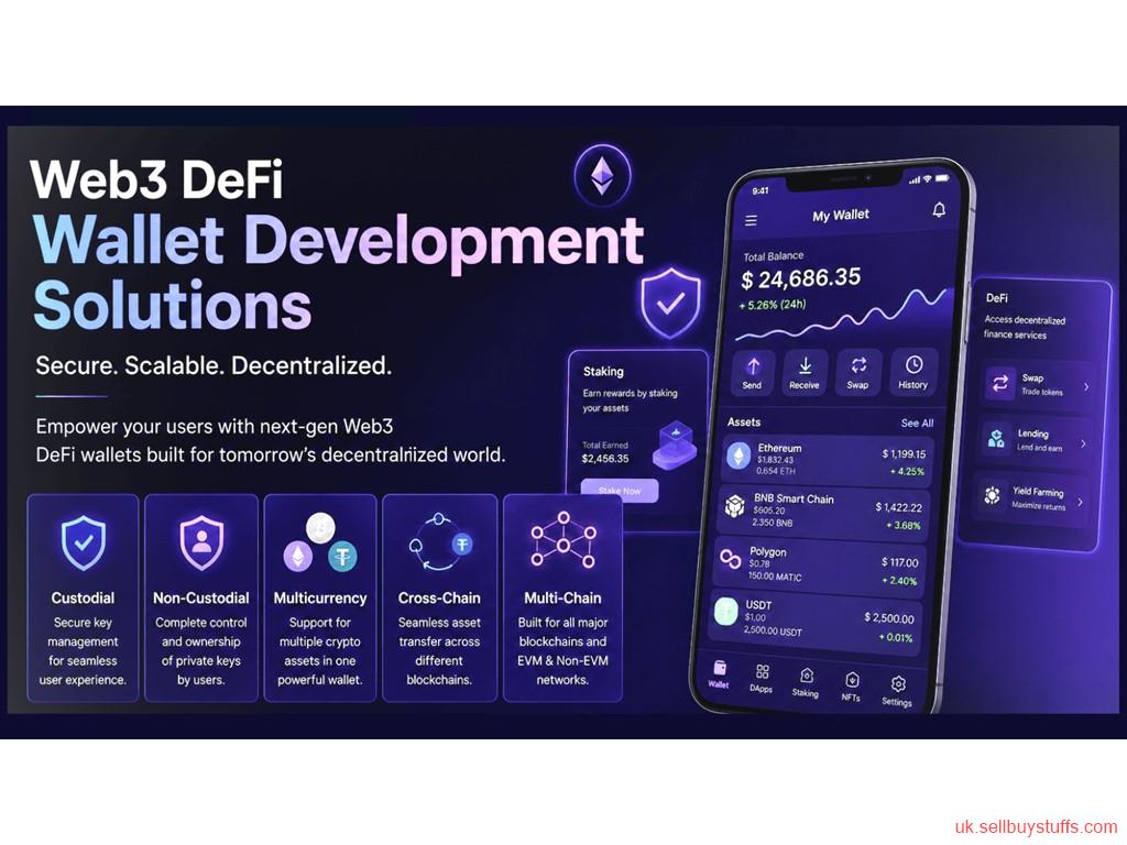 second hand/new: Web3 Defi Wallet Development Solutions