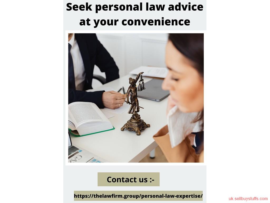 second hand/new: Seek personal law advice at your convenience