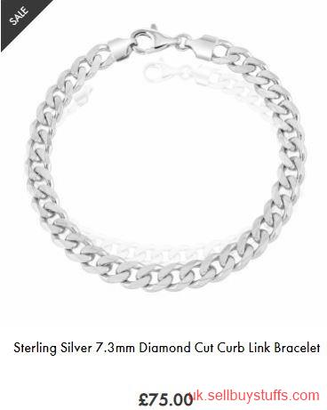 second hand/new: Silver Curb Bracelet