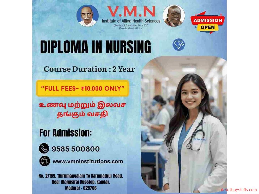 second hand/new: Top Diploma Nursing College in Madurai for a Bright Future