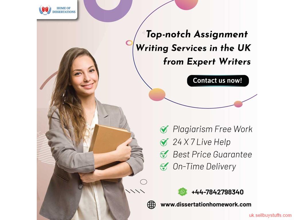 second hand/new: Top-notch Assignment Writing Services in the UK from Expert Writers