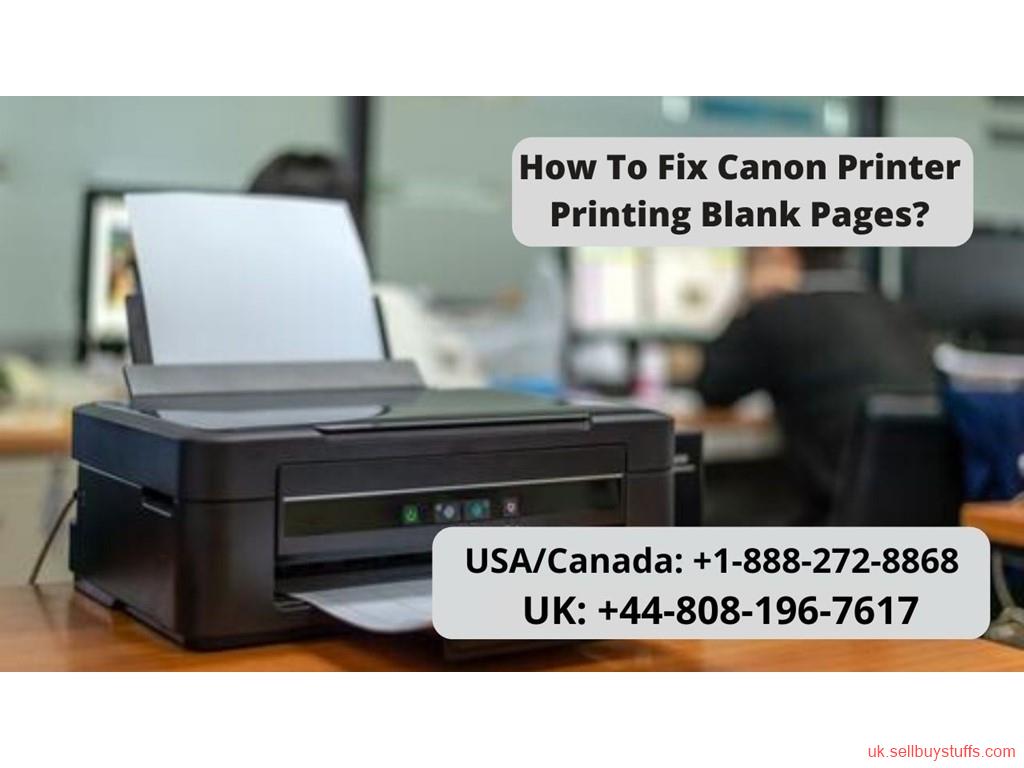 second hand/new: Steps To Fix Canon Printer Printing Blank Pages Error | Call +44-808-196-7617