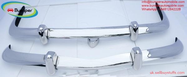 second hand/new: Volkswagen Karmann Ghia Euro type bumper (1955 – 1974) by stainless steel  