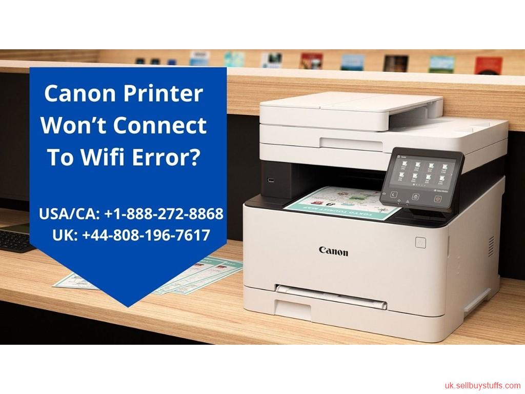 second hand/new: Guide To Fix Canon Printer Won’t Connect To Wifi Error | Call +44-808-196-7617