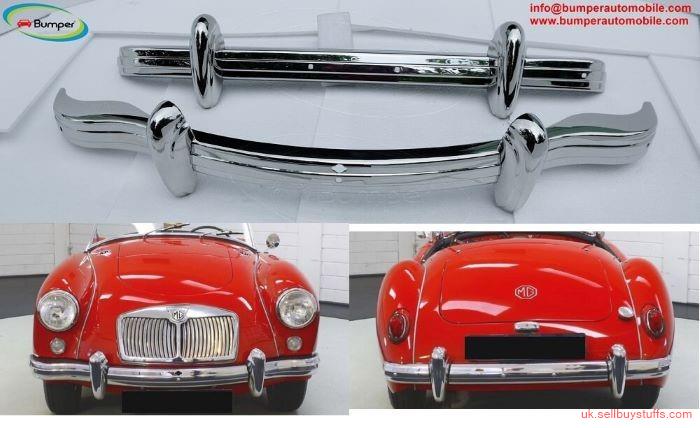 second hand/new: MGA / MGB /MGB GT Split / MG Midget Bumper Parts for Classic car year 1955 to 1974 