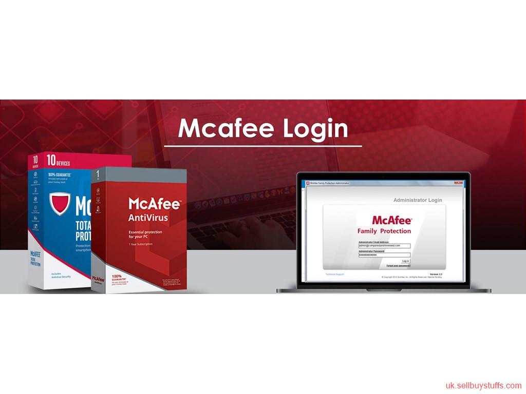 second hand/new: mcafee login
